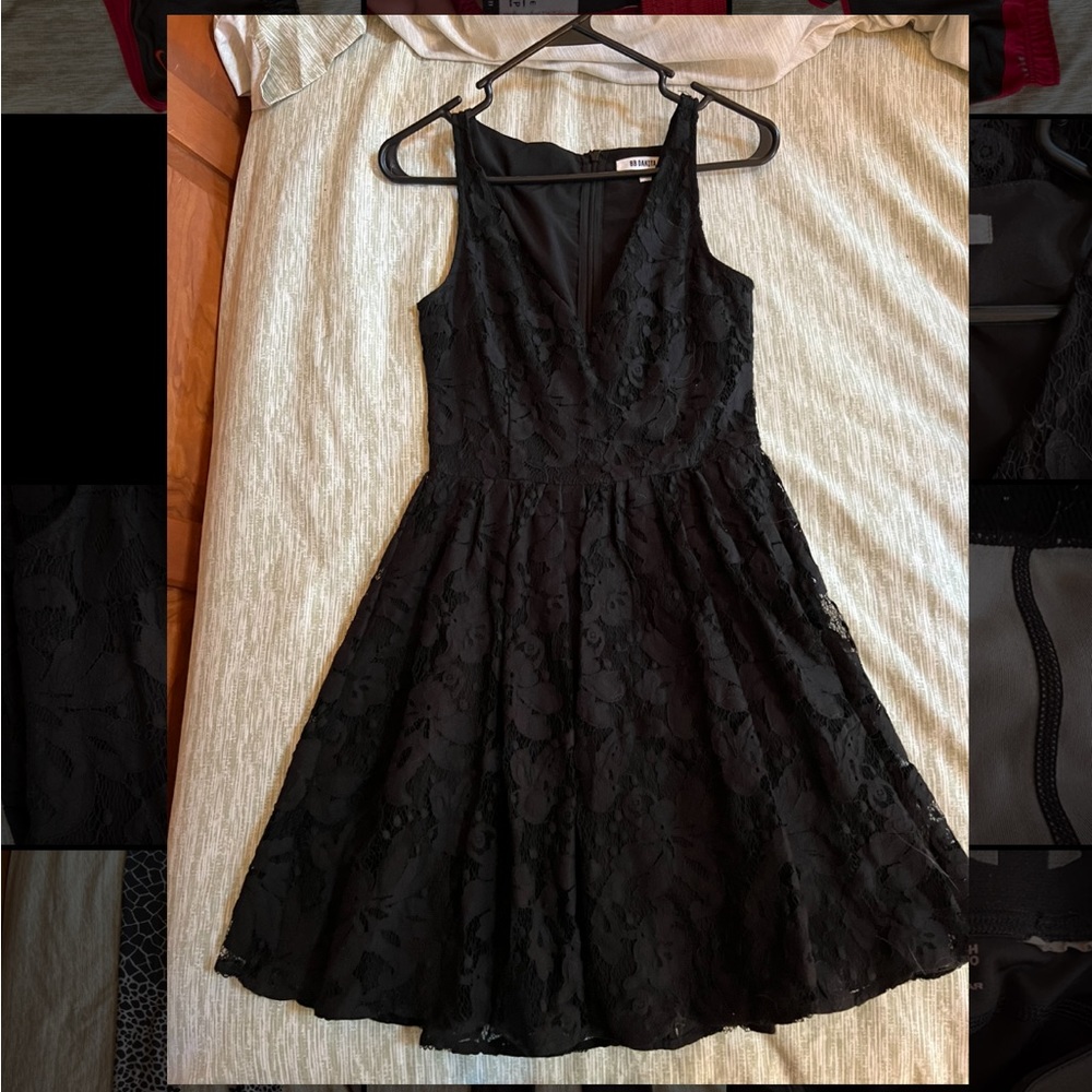 BB Dakota black lace dress size 2
